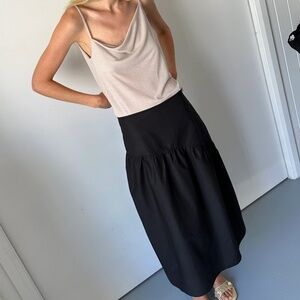 DEIJI STUDIOS The Angle Skirt in Black NWT~ From Spring Summer 2025 SOLDOUT XL